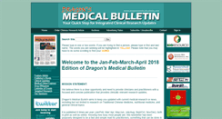 Desktop Screenshot of dragonsmedicalbulletin.com